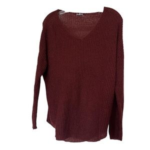 *⭐️ 3/$20* Charlotte Russe Burgundy Sweater